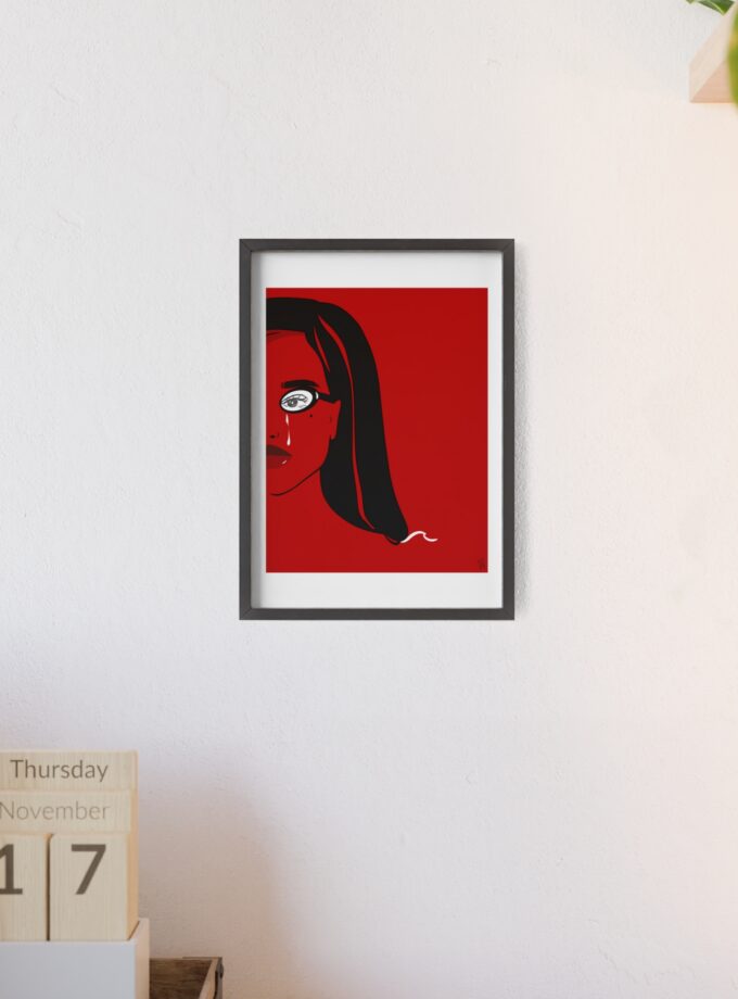 Writer Poster, Framed