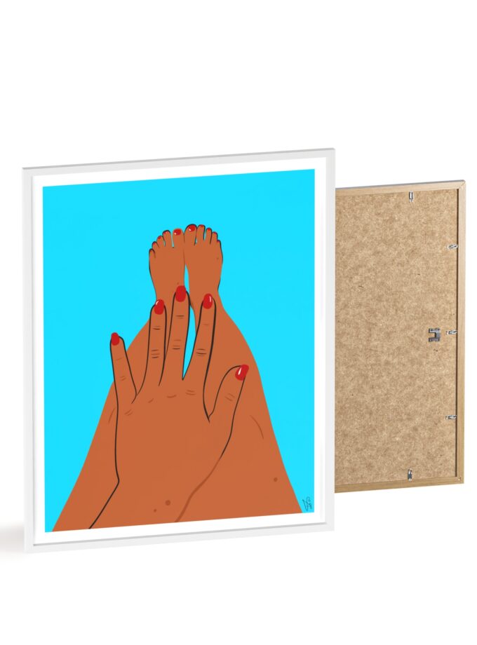 Sky Polish Poster, Framed