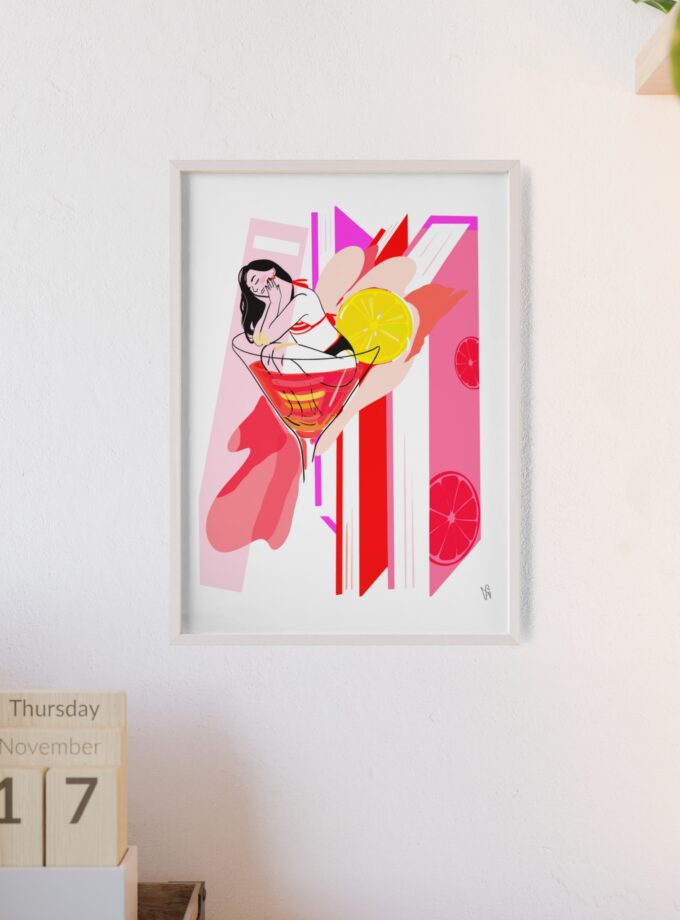 Cosmopolitana Poster, Framed