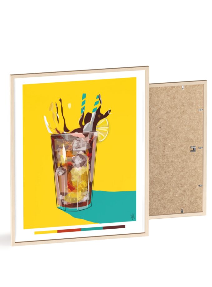 Splash Poster, Framed