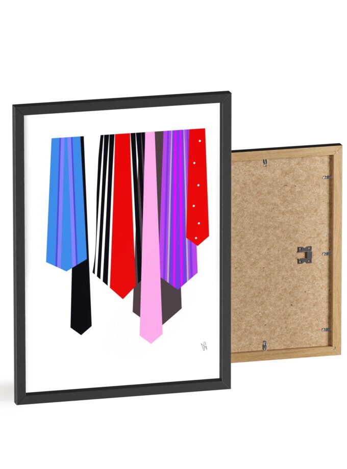 Ties Poster, Framed