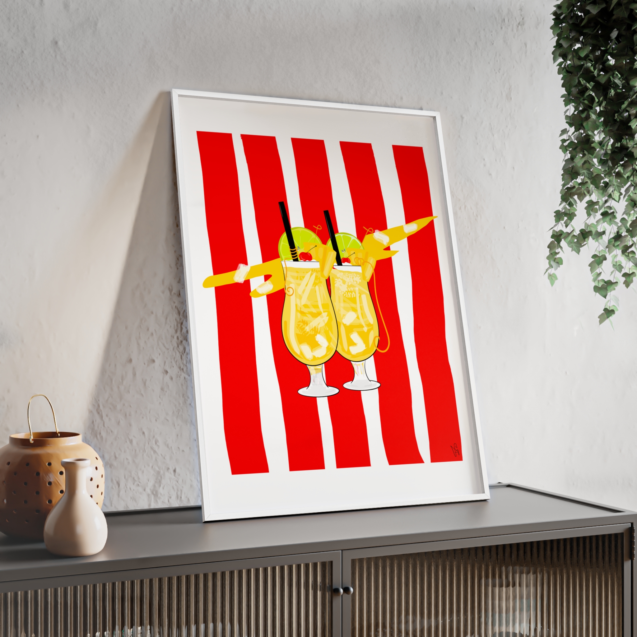 Pina Colada Poster, Framed - Image 43