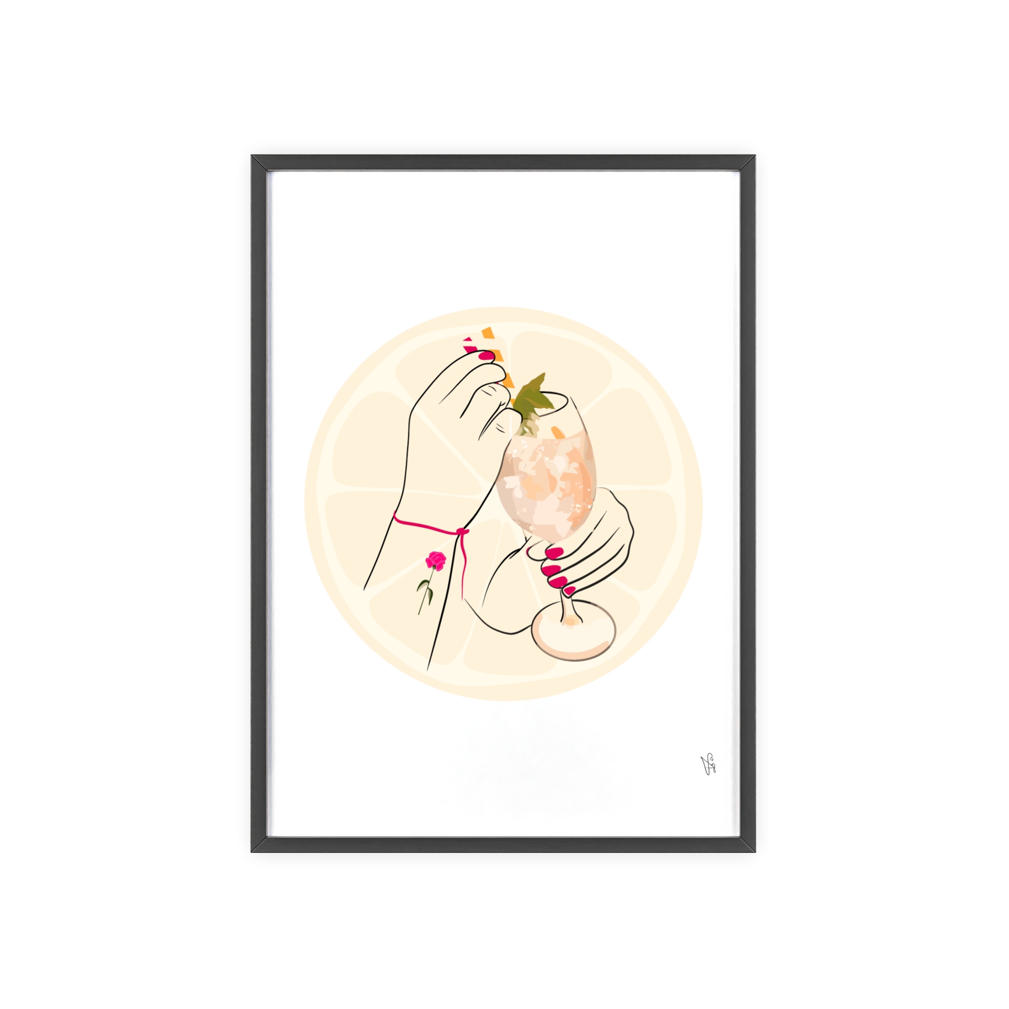 A Toast To Friendship Poster, Framed - Image 53