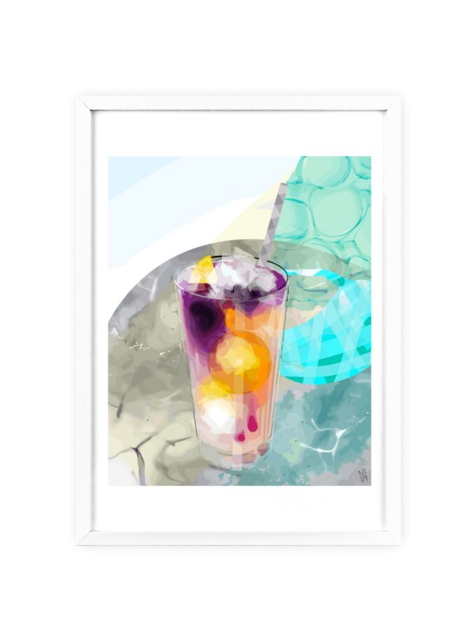 Lemonade In Zagreb Poster, Framed