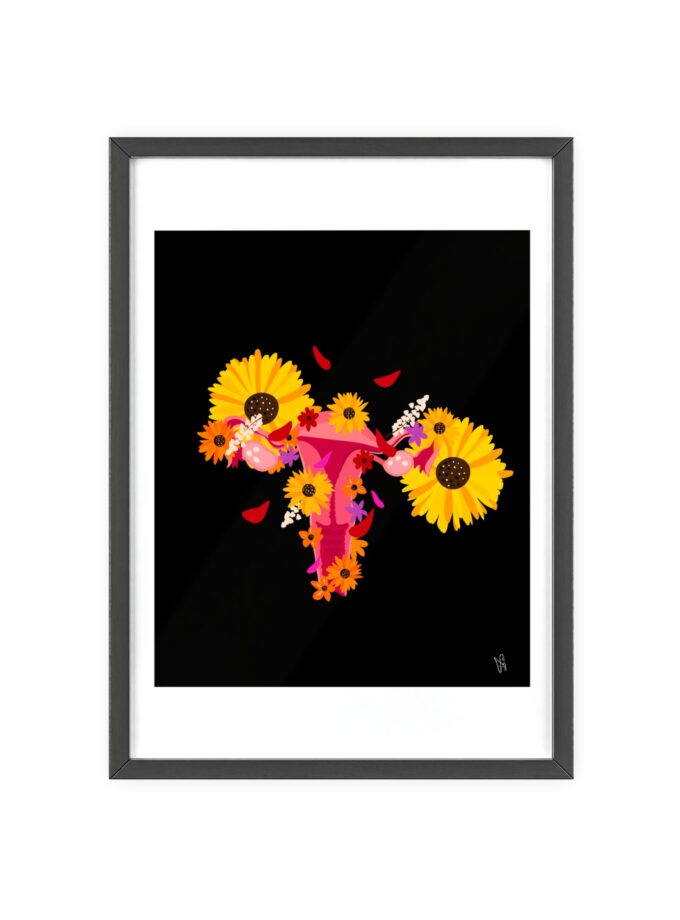 Nature Is Healing Poster, Framed