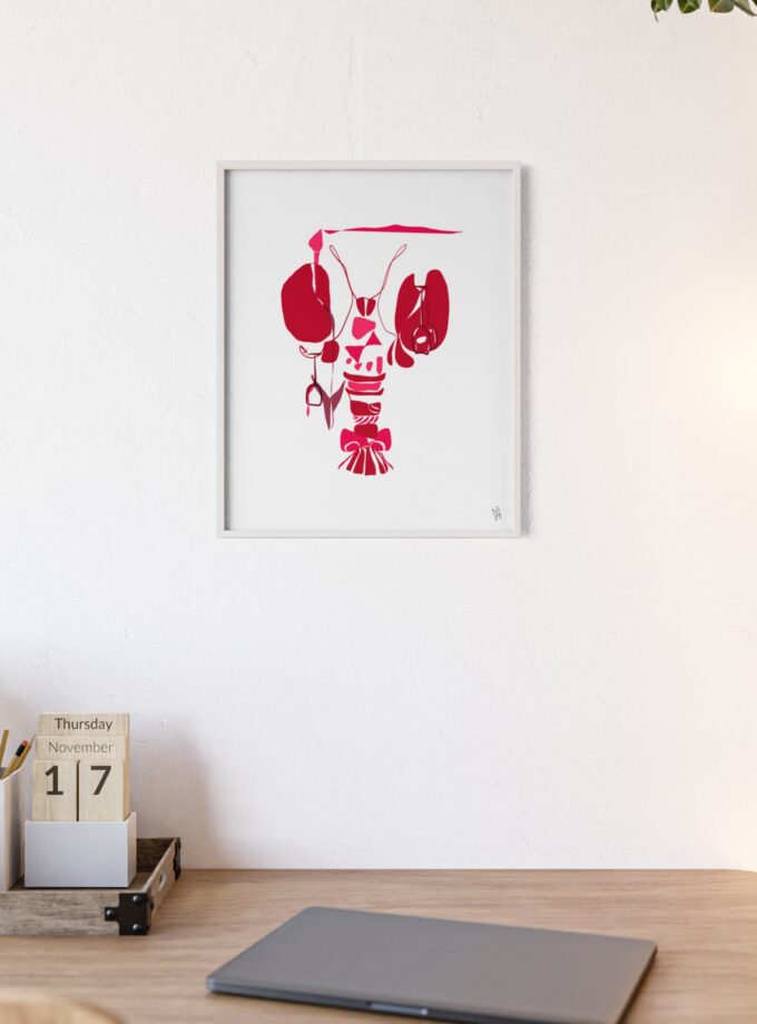 Chef's Kiss Poster, Framed