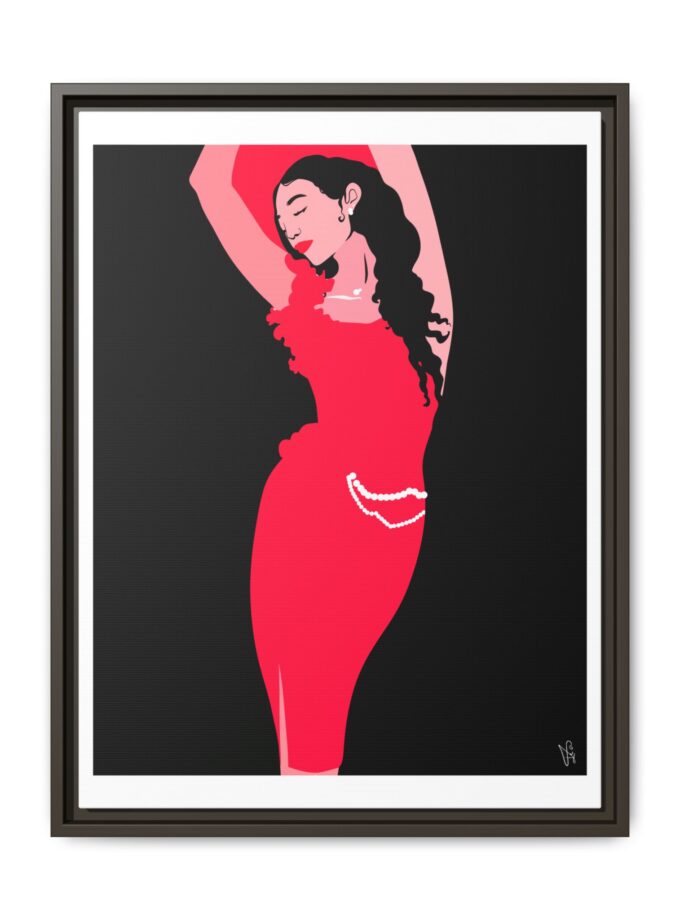 Goddess Canvas, Framed