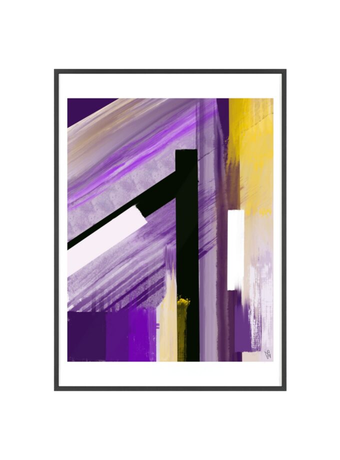 Lilac Poster, Framed