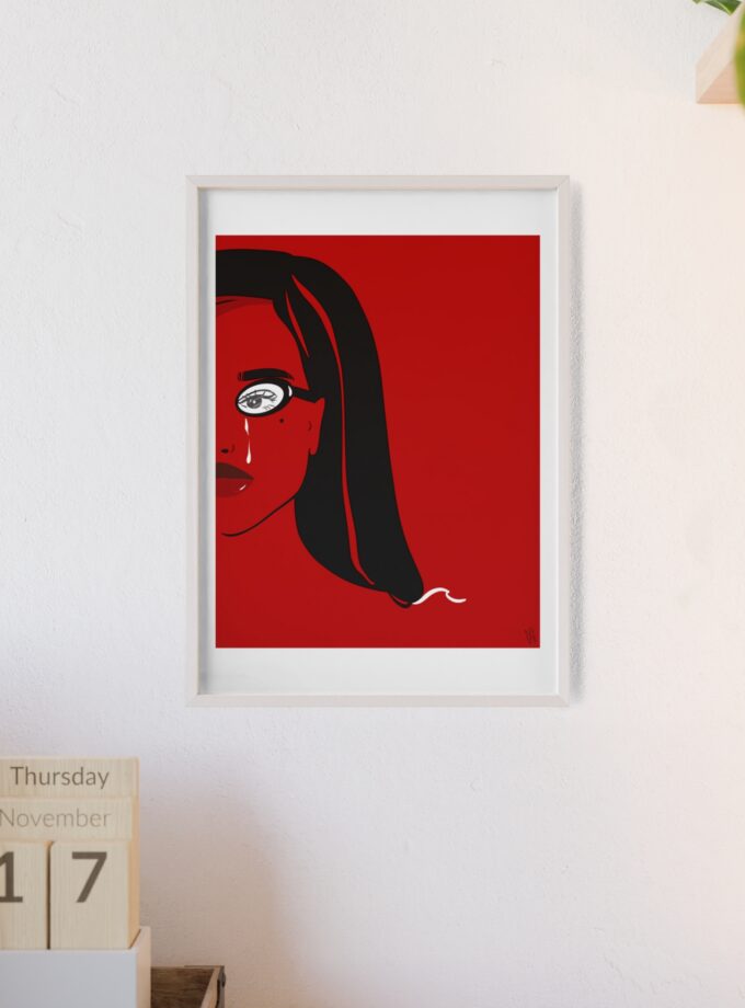 Writer Poster, Framed