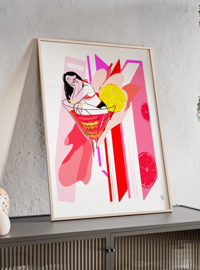 Cosmopolitana Poster, Framed