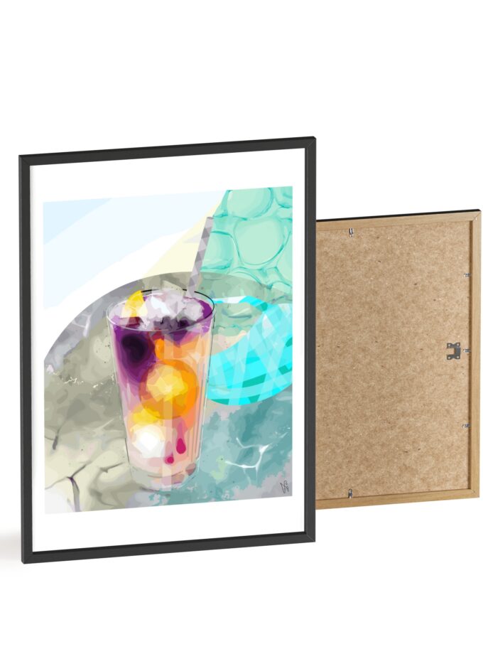 Lemonade In Zagreb Poster, Framed