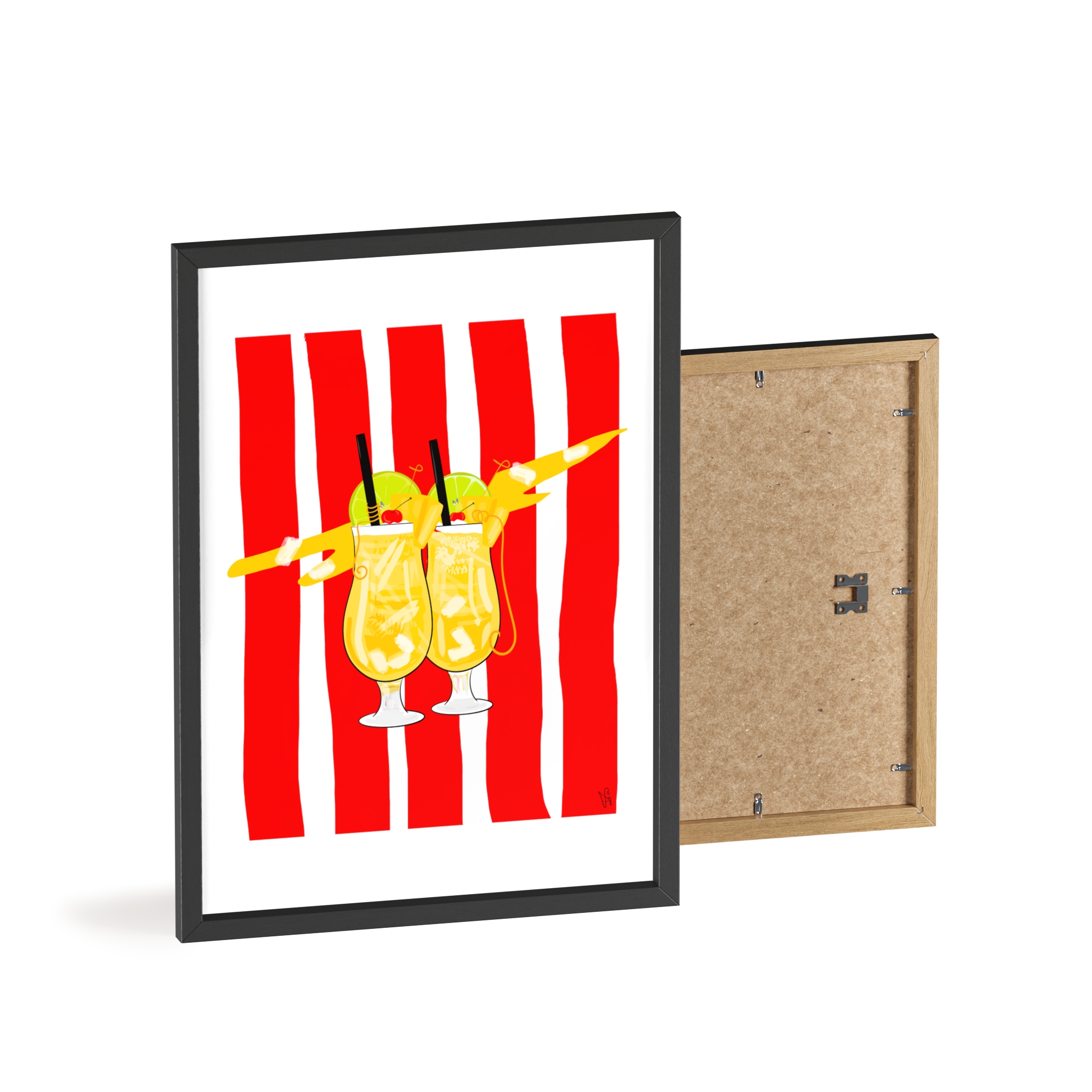 Pina Colada Poster, Framed - Image 78