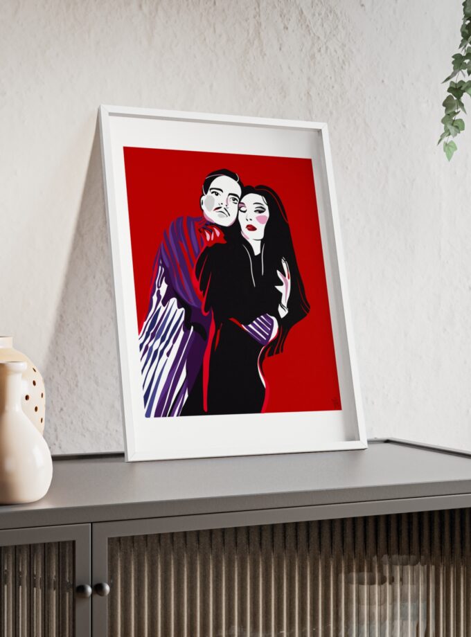 90' Bloody Halloween Poster, Framed