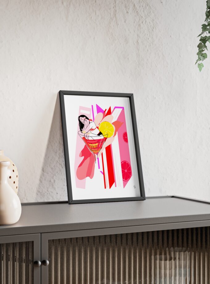 Cosmopolitana Poster, Framed