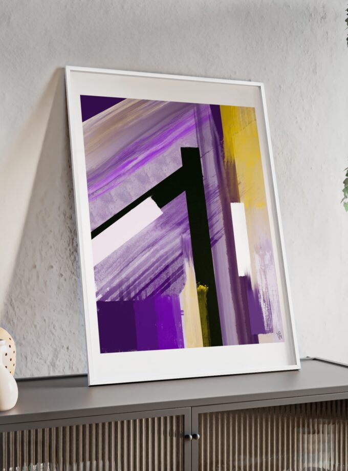 Lilac Poster, Framed