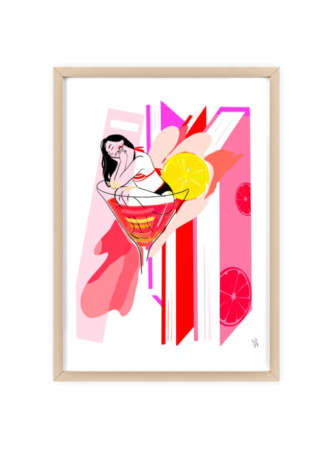 Cosmopolitana Poster, Framed