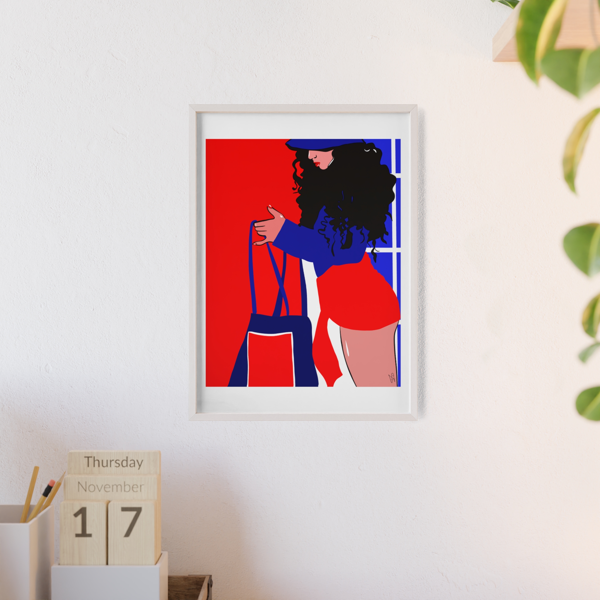 Beach Day Poster, Framed - Image 48