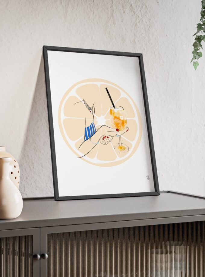 Mimosa in Dubrovnik Poster, Framed