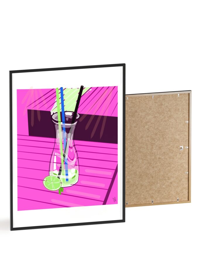 Mojito In Starigrad Poster, Framed