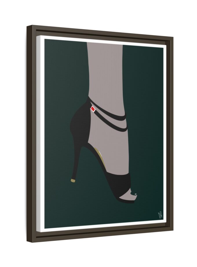 Emerald Canvas, Framed