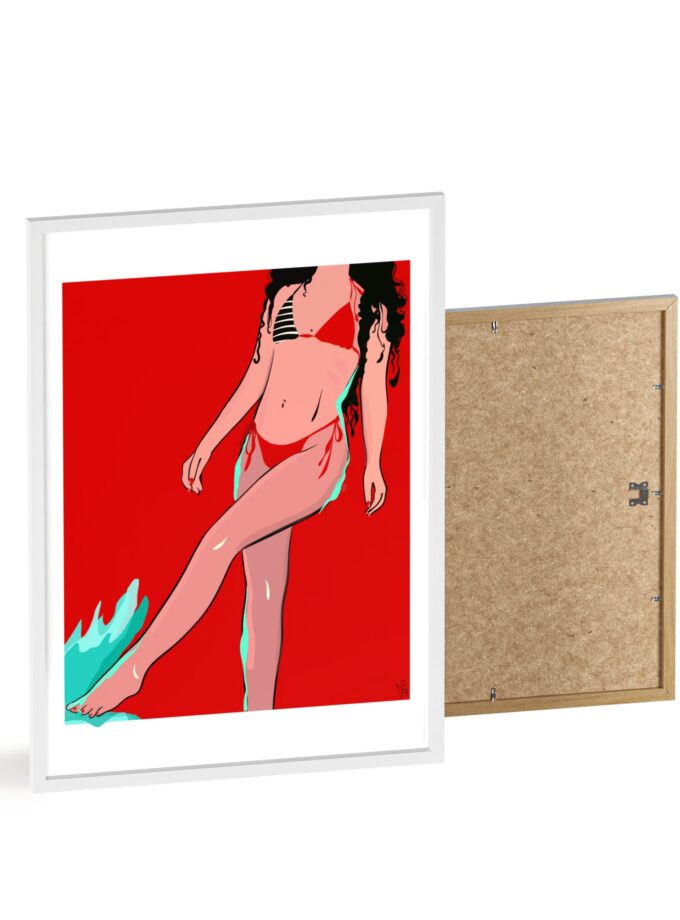 Budva Poster, Framed