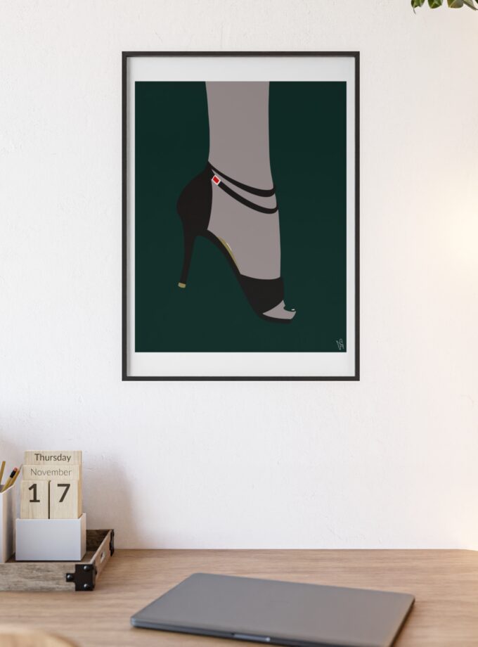 Emerald Poster, Framed