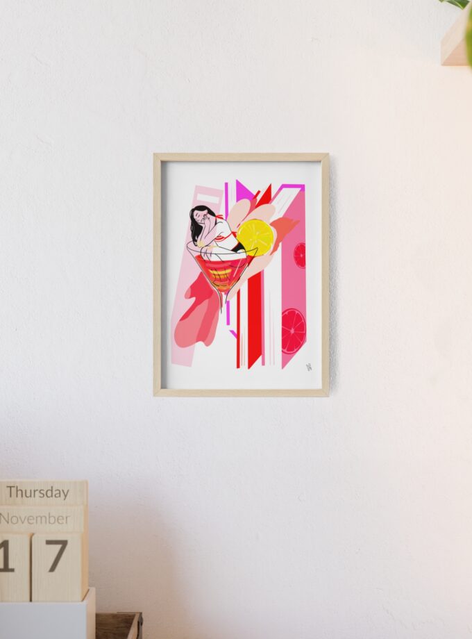 Cosmopolitana Poster, Framed