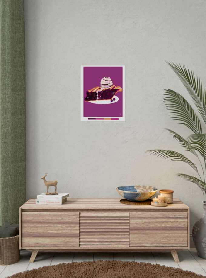 Blueberry Pie Poster