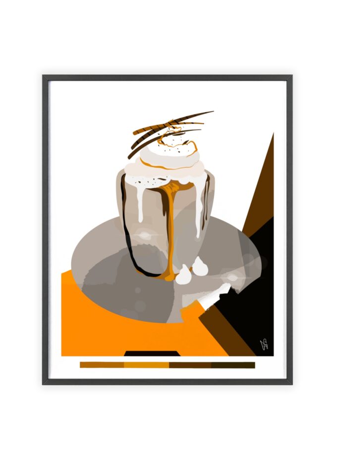 Caramel Bliss Poster, Framed