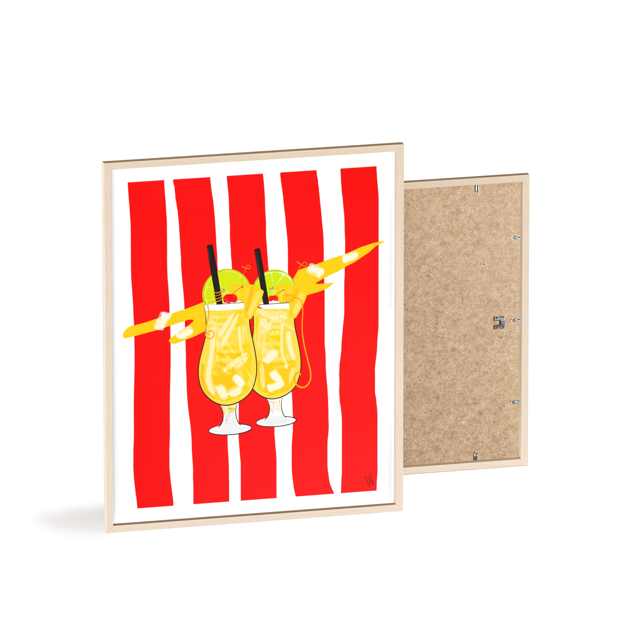 Pina Colada Poster, Framed - Image 14