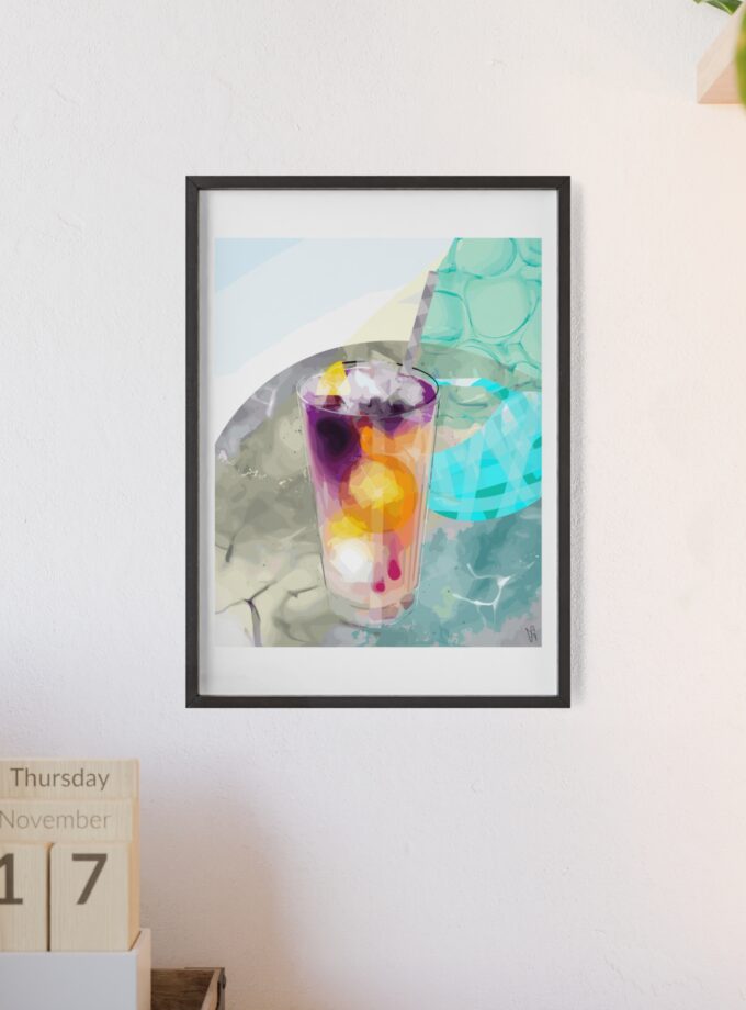 Lemonade In Zagreb Poster, Framed