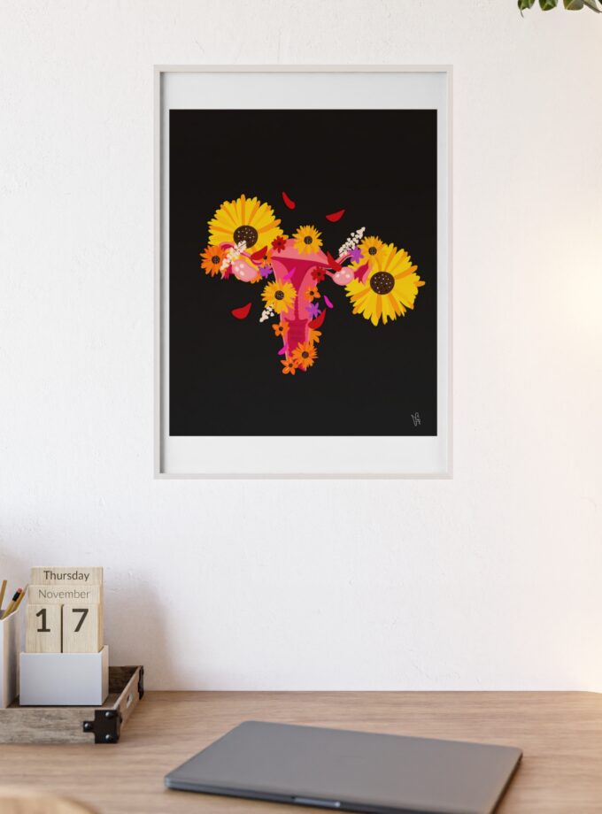 Nature Is Healing Poster, Framed