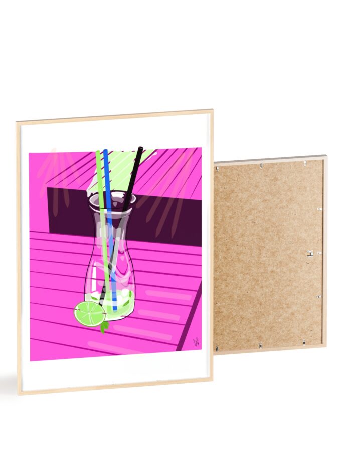 Mojito In Starigrad Poster, Framed