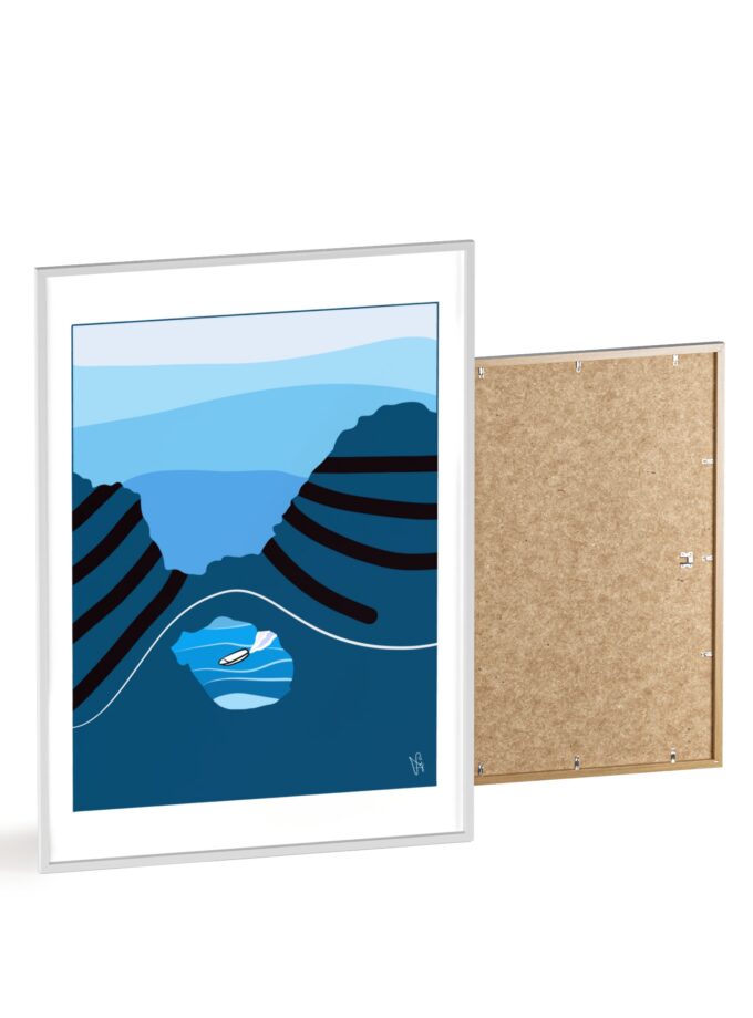 Sky Is Bright Poster, Framed