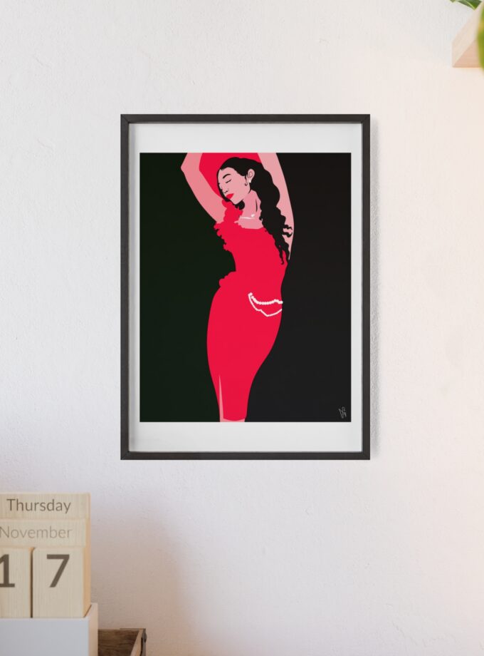 Goddess Poster, Framed