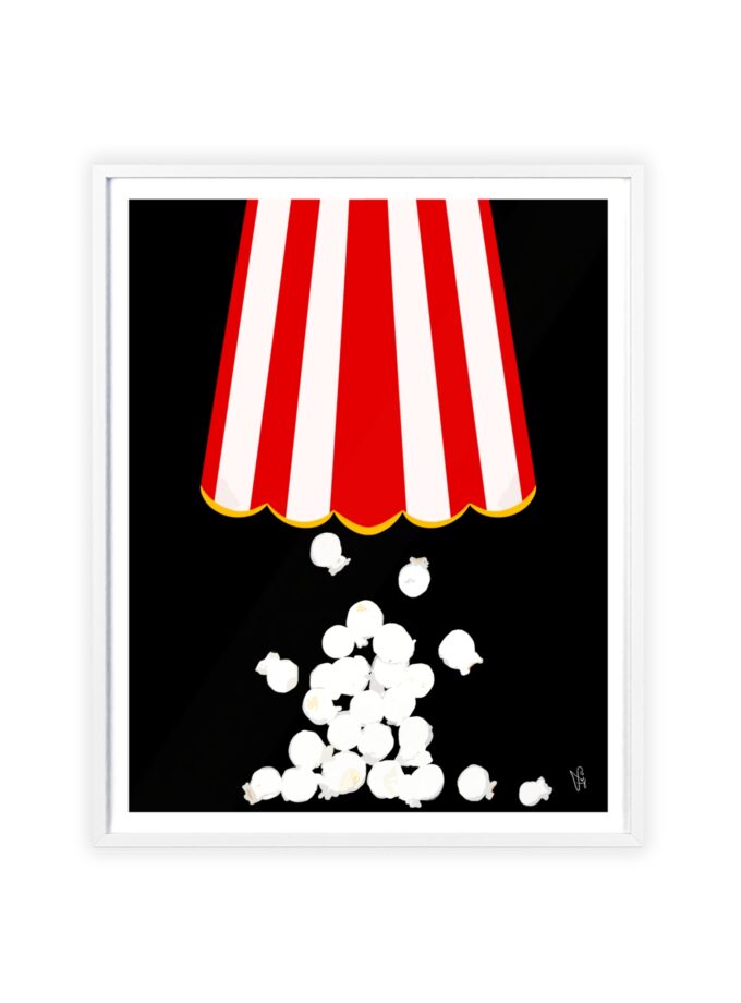 Let's Stay In Poster, Framed