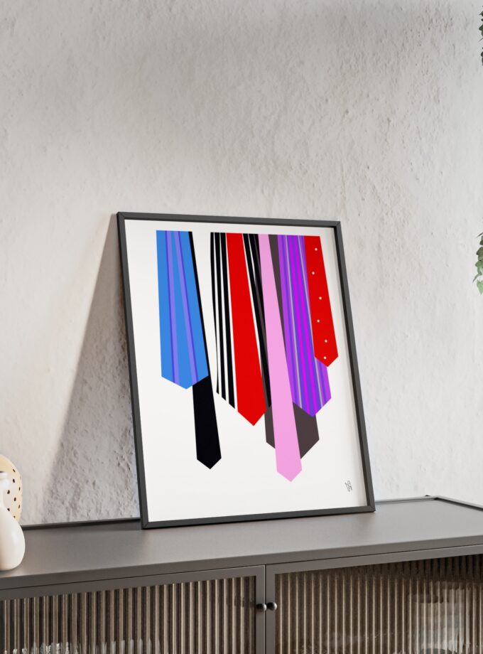 Ties Poster, Framed