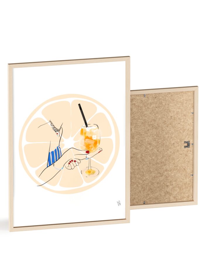 Mimosa in Dubrovnik Poster, Framed