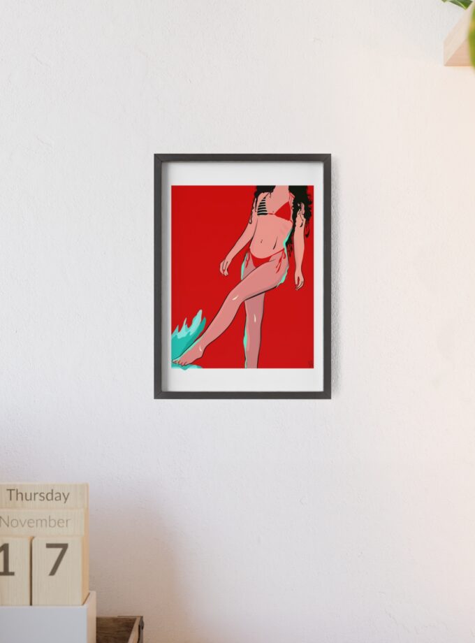 Budva Poster, Framed