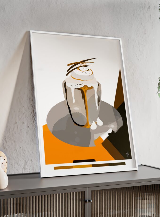 Caramel Bliss Poster, Framed