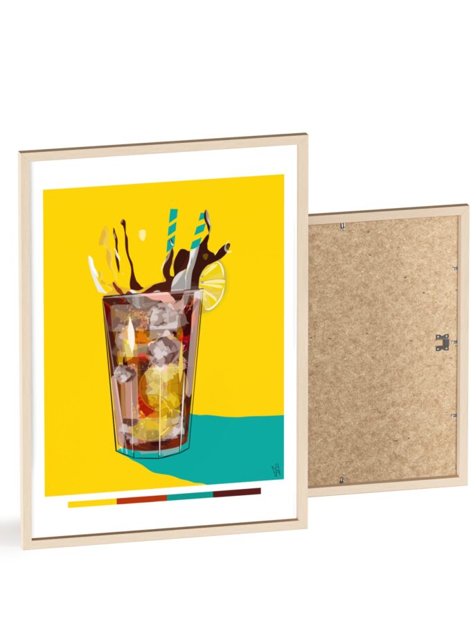 Splash Poster, Framed