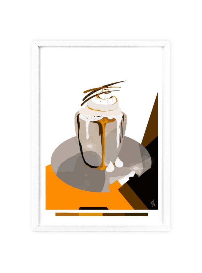 Caramel Bliss Poster, Framed