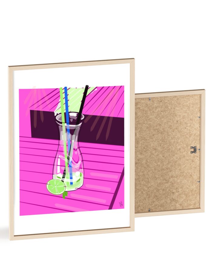 Mojito In Starigrad Poster, Framed