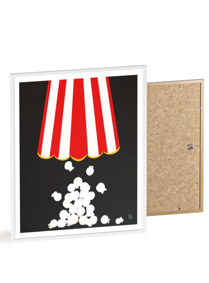 Let's Stay In Poster, Framed