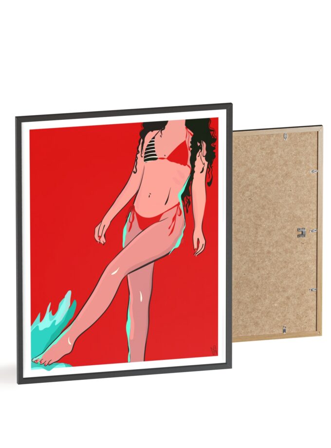 Budva Poster, Framed