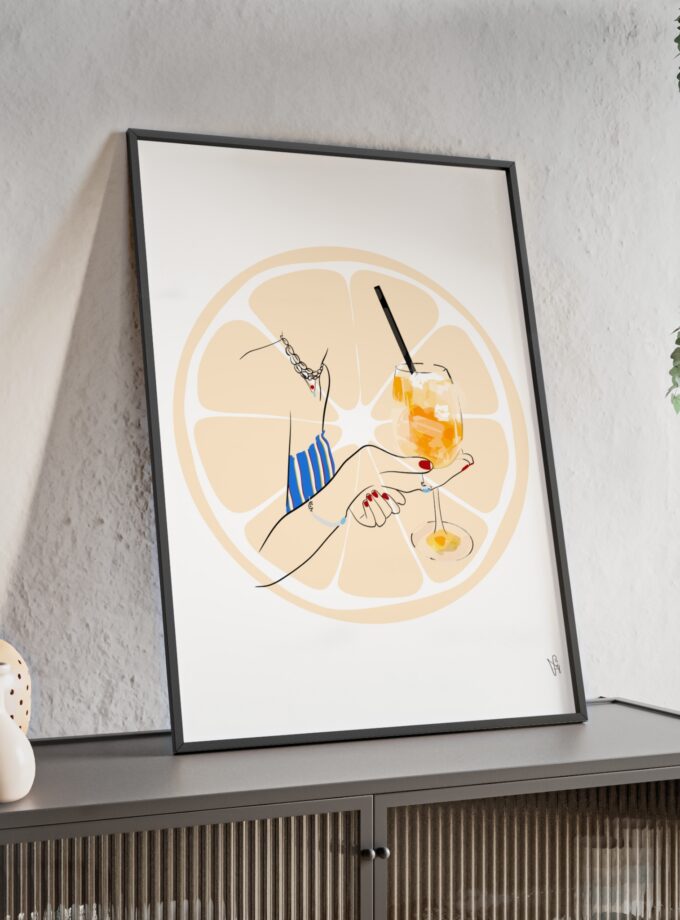 Mimosa in Dubrovnik Poster, Framed