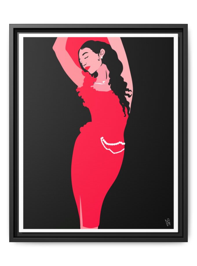 Goddess Canvas, Framed