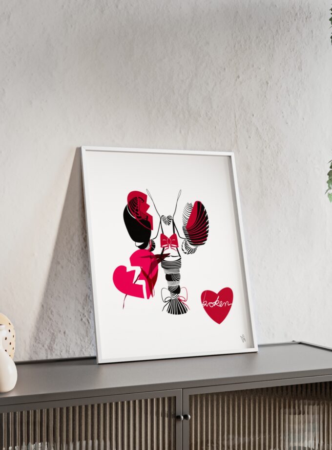Heartbroken Poster, Framed