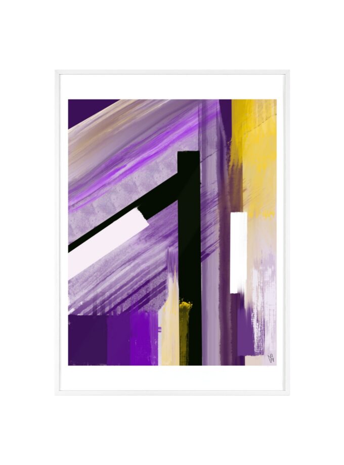 Lilac Poster, Framed