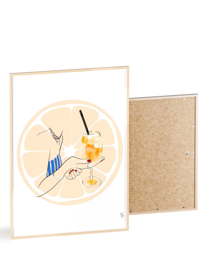 Mimosa in Dubrovnik Poster, Framed